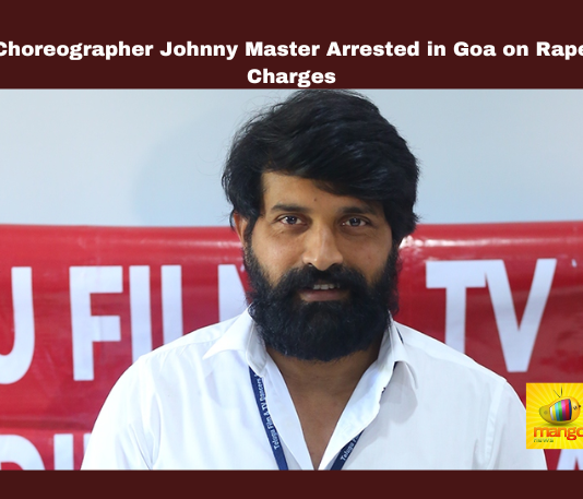 Choreographer Johnny Master Arrested in Goa on Rape Charges, Arrested in Goa on Rape Charges, Choreographer Johnny Master Arrested, Jani Master Rape Case, Rape Case, Johnny Master Arrest, Rape Allegations, Cyberabad Police, POCSO Act, Assistant Choreographer, Tollywood, Tollywood Latest News, Tollywood Live Updates, Tollywood News, Movie News, Mango News