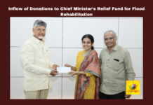 Inflow of Donations to Chief Minister’s Relief Fund for Flood Rehabilitation, Inflow of Donations to Chief Minister’s Relief Fund, Chief Minister’s Relief Fund, Chief Minister’s Relief Fund, Flood Rehabilitation, Pawan Kalyan, Rajanagaram MLA donation, Secretariat Engineers donation, Donations For Floods, Andhra Pradesh, Pawan Kalyan, AP Live Updates, Live Updates, Breaking News, Headlines, Live News, Mango News