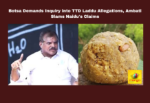Botsa Demands Inquiry into TTD Laddu Allegations, Ambati Slams Naidu's Claims, Botsa Satyanarayana, Ambati Rambabu, Chandrababu Naidu, TTD Laddu Allegations, Ghee Adulteration Inquiry, YSRCP, Political Allegations, Tirumala Temple, Religious Sentiments, TDP Government Failures, Pawan Kalyan, AP Live Updates, Live Updates, Breaking News, Headlines, Live News, Mango News