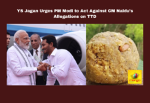 YS Jagan Urges PM Modi to Act Against CM Naidu's Allegations on TTD, YS Jagan Urges PM Modi, CM Naidu's Allegations, YS Jagan, Chandrababu Naidu, TTD Allegations, Tirumala Laddu, PM Modi, Political Allegations, Ghee Adulteration, Devotee Sentiments, YSRCP, TDP Failures, Pawan Kalyan, AP Live Updates, Live Updates, Breaking News, Headlines, Live News, Mango News
