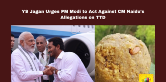 YS Jagan Urges PM Modi to Act Against CM Naidu's Allegations on TTD, YS Jagan Urges PM Modi, CM Naidu's Allegations, YS Jagan, Chandrababu Naidu, TTD Allegations, Tirumala Laddu, PM Modi, Political Allegations, Ghee Adulteration, Devotee Sentiments, YSRCP, TDP Failures, Pawan Kalyan, AP Live Updates, Live Updates, Breaking News, Headlines, Live News, Mango News