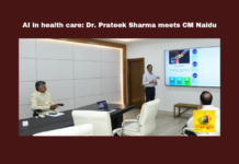 AI in Healthcare: Dr. Prateek Sharma Meets CM Chandrababu to Discuss AI Applications, AI in Healthcare, Dr. Prateek Sharma Meets CM Chandrababu, AI Applications, AI in healthcare, Dr. Prateek Sharma, Chandrababu Naidu, ASE President, AI in Andhra Pradesh, maternal and child health, AIG Hospitals, healthcare innovation, Andhra Pradesh government, Andhra Pradesh, AP Live Updates, Live Updates, Breaking News, Headlines, Live News, Mango News