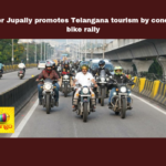 Tourism Minister Encourages Youth to Promote Telangana Tourism through Bike Rally, Telangana tourism, bike rally, Buddhavanam theme park, Jupalli Krishna Rao, youth involvement, World Environment Day, International Tourism Week, Nagarjunasagar, Hyderabad bike rally, Telangana tourist destinations, Telangana, TS Live Updates, TS Political News, Political News, Mango News