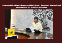 Chandrababu Naidu Proposes High Court Bench at Kurnool and Honorarium for Junior Advocates, High Court Bench Kurnool, Chandrababu Naidu, Junior Advocates, Rs 10,000 Honorarium, International Law School, Amaravathi, Law Department Review, Prosecution Wing, Government Properties, Chandrababu Naidu Proposes High Court, Andhra Pradesh, AP Live Updates, Live Updates, Breaking News, Headlines, Live News, Mango News