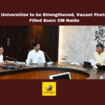 Govt Universities to be Strengthened, Vacant Posts to be Filled Soon: CM Naidu, Govt Universities, Higher Education, CM Chandrababu Naidu, AI University, Public Universities, Vacant Teaching Posts, PPP Model, Andhra Pradesh, AP Live Updates, Live Updates, Breaking News, Headlines, Live News, Mango News