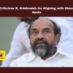 YSRCP Criticizes R. Krishnaiah for Aligning with Chandrababu Naidu, YSRCP Criticizes R. Krishnaiah, Aligning with Chandrababu Naidu, YSRCP, R. Krishnaiah, Chandrababu Naidu, BC Communities, Political Betrayal, Rajya Sabha, YS Jagan, Pawan Kalyan, Andhra Pradesh, AP Live Updates, Live Updates, Breaking News, Headlines, Live News, Mango News