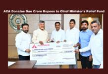 ACA Donates One Crore Rupees to Chief Minister's Relief Fund, Chief Minister's Relief Fund, ACA Donates One Crore Rupees, One Crore Rupees, One Crore Rupees to Chief Minister's Relief Fund, ACA Donation, Chief Minister Relief Fund, Kesineni Sivanath, Flood Relief, Chandrababu Naidu, Pawan Kalyan, Andhra Pradesh, AP Live Updates, Live Updates, Breaking News, Headlines, Live News, Mango News