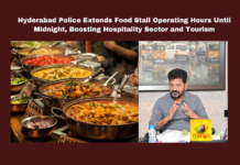 Hyderabad Police Extends Food Stall Operating Hours Until Midnight, Boosting Hospitality Sector and Tourism, Food Stall Operating Hours Until Midnight, Hyderabad Food Stall, Hyderabad, Food Stalls, Police Orders, Nightlife, Operating Hours, CV Anandar, City Regulations, Hospitality, Tourism, Culinary Experience, Hyderabad, Hyderabad Live Updates, Telangana, TS Live Updates, TS Political News, Political News, Mango News