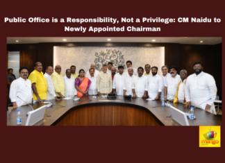 Public Office is a Responsibility, Not a Privilege: CM Naidu to Newly Appointed Chairman, Newly Appointed Chairman, Not a Privilege, Public Office, New Chairman, AP government, APIIC, chandrababu naidu, nda, newly appointed chairmen, public service, RTC, Pawan Kalyan, Chandrababu, Andhra Pradesh, AP Live Updates, Live Updates, Breaking News, Headlines, Live News, Mango News