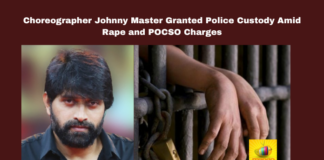 Choreographer Johnny Master Granted Police Custody Amid Rape And POCSO Charges, Hyderabad, Johnny Master, POCSO Act, Rape Charges, Police Custody, Chanchalguda Jail, Narsinghi Police, Investigation, Special Court, Legal Proceedings, Tollywood, Latest Tollywood News, Tollywood Live Updates, Mango News