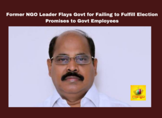 Former NGO Leader Flays Govt for Failing to Fulfill Election Promises to Govt Employees, TDP coalition government, government employees, election promises, harassment, transfers, withheld postings, IAS, IPS, Dalit professor, Jana Sena MLA, Red Book, PRC dues, promotions, vacancies, housing plots, pensions, salaries, GPF, pension benefits, DA arrears, welfare corporation, Contributory Pension Scheme, CPS, job calendar, unemployment, Visakhapatnam Steel Plant, privatization, Mango News