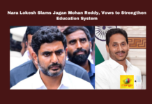 Nara Lokesh Slams Jagan Mohan Reddy, Vows to Strengthen Education System, Strengthen Education System, Jagan Mohan Reddy, Andhra Pradesh, TTD, education, Visakhapatnam Steel Plant, YSRCP, TDP, politics, India, Lokesh, TDP, Education, AP, Government, Educational Standards, Andhra Pradesh, AP Live Updates, Live Updates, Breaking News, Headlines, Live News, Mango News