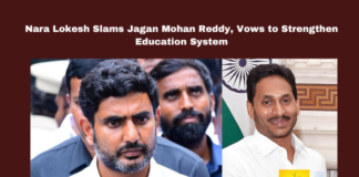 Nara Lokesh Slams Jagan Mohan Reddy, Vows to Strengthen Education System, Strengthen Education System, Jagan Mohan Reddy, Andhra Pradesh, TTD, education, Visakhapatnam Steel Plant, YSRCP, TDP, politics, India, Lokesh, TDP, Education, AP, Government, Educational Standards, Andhra Pradesh, AP Live Updates, Live Updates, Breaking News, Headlines, Live News, Mango News