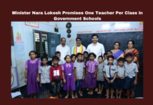 Minister Nara Lokesh Promises One Teacher Per Class in Government Schools, Minister Nara Lokesh Promises, One Teacher Per Class in Government Schools, Andhra Pradesh, education, Nara Lokesh, government schools, teachers, students, infrastructure, quality education, India, TDP, Education, AP, Government, Educational Standards, Andhra Pradesh, AP Live Updates, Live Updates, Breaking News, Headlines, Live News, Mango News