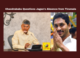 Chandrababu Questions Jagan's Absence from Tirumala, Chandrababu Questions Jagan, Jagan's Absence from Tirumala, Chandrababu Naidu, Jagan Mohan Reddy, Tirumala, Religious Harmony, Temple Declaration, Andhra Pradesh Politics, YSRCP, TTD, Ghee Adulteration, Lord Venkateswara, Andhra Pradesh, AP Live Updates, Live Updates, Breaking News, Headlines, Live News, Mango News