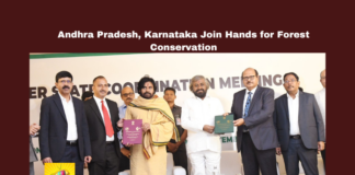 Andhra Pradesh, Karnataka Join Hands for Forest Conservation, Forest conservation, Karnataka, Pawan Kalyan, Eshwar B. Khandre, MoU, wildlife, elephant, tribal welfare, eco-tourism, anti-smuggling, collaboration, Andhra Pradesh, AP Live Updates, Live Updates, Breaking News, Headlines, Live News, Mango News