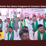 Harish Rao Slams Congress for Farmers' Distress, Harish Rao, BRS, Congress, Telangana, farmers, debt relief, KCR, Kaleshwaram project, dharna, protest, agriculture, rural distress, loan waiver, Telangana, TS Live Updates, TS Political News, Political News, Mango News