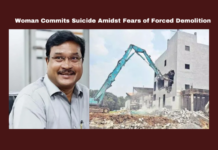 Woman Commits Suicide Amidst Fears of Forced Demolition, HUDA, Hyderabad, forced demolition, suicide, Kukatpally, urban development, Woman Commits Suicide, Fears of Forced Demolition, Hydra, Hydra Continues Demolition, Latest Hydra News, Hydra Live Updates, Hyderabad, Illegal Contructions, Hyderabad Live Updates, Latest Hyderabad News, Telangana, TS Politics, TS Live Updates, Political News, Mango News