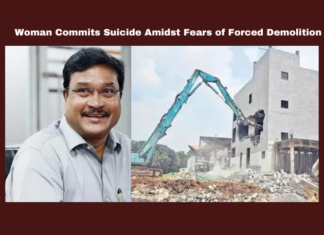 Woman Commits Suicide Amidst Fears of Forced Demolition, HUDA, Hyderabad, forced demolition, suicide, Kukatpally, urban development, Woman Commits Suicide, Fears of Forced Demolition, Hydra, Hydra Continues Demolition, Latest Hydra News, Hydra Live Updates, Hyderabad, Illegal Contructions, Hyderabad Live Updates, Latest Hyderabad News, Telangana, TS Politics, TS Live Updates, Political News, Mango News