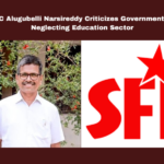 MLC Alugubelli Narsireddy Criticizes Government for Neglecting Education Sector, MLC Narsireddy, Education Sector, Fee Reimbursement, SFI Protest, Telangana Government, Indira Park, Corporate Fees Law, Hostel Menu Charges, Gurukul Institutions, Statewide Protests, Hyderabad Live Updates, Latest Hyderabad News, Telangana, TS Politics, TS Live Updates, Political News, Mango News