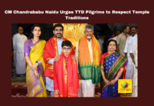 CM Chandrababu Naidu Urges TTD Pilgrims to Respect Temple Traditions, Chandrababu Naidu, Tirumala Temple, TTD Guidelines, Pilgrims, Temple Traditions, Agama Sastra, Lord Venkateswara, Sanctity of Tirumala, Devotee Guidelines, Andhra Pradesh, AP Live Updates, Live Updates, Breaking News, Headlines, Live News, Mango News