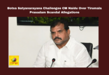 Botsa Satyanarayana Challenges CM Naidu Over Tirumala Prasadam Scandal Allegations, Tirumala Prasadam Scandal, Botsa Satyanarayana, Chandrababu Naidu, TTD Laddus, YSRCP, Visakhapatnam Steel Plant, Ghee Adulteration, Supreme Court Petition, YS Jagan Mohan Reddy, , Andhra Pradesh Politics, Andhra Pradesh, AP Live Updates, Live Updates, Breaking News, Headlines, Live News, Mango News