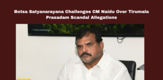 Botsa Satyanarayana Challenges CM Naidu Over Tirumala Prasadam Scandal Allegations, Tirumala Prasadam Scandal, Botsa Satyanarayana, Chandrababu Naidu, TTD Laddus, YSRCP, Visakhapatnam Steel Plant, Ghee Adulteration, Supreme Court Petition, YS Jagan Mohan Reddy, , Andhra Pradesh Politics, Andhra Pradesh, AP Live Updates, Live Updates, Breaking News, Headlines, Live News, Mango News