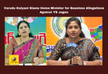 Varudu Kalyani Slams Home Minister for Baseless Allegations Against YS Jagan, Varudu Kalyani, Home Minister Anita, YS Jagan, Tirumala Laddu Controversy, Chandrababu Naidu, Political Allegations, YSRCP, Visakhapatnam, Andhra Pradesh, AP Live Updates, Live Updates, Breaking News, Headlines, Live News, Mango News