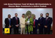 Lulu Group Chairman Yusuf Ali Meets CM Chandrababu to Discuss Major Investments in Andhra Pradesh, Investments in Andhra Pradesh, Lulu Group Chairman Yusuf Ali Meets CM Chandrababu, Lulu Group, Yusuf Ali, Chandrababu Naidu, Andhra Pradesh Investments, Visakhapatnam Multiplex, Vijayawada Development, Tirupati Mall, Food Processing Sector, AP Economic Development, Andhra Pradesh, AP Live Updates, Live Updates, Breaking News, Headlines, Live News, Mango News