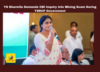 YS Sharmila Demands CBI Inquiry into Mining Scam During YSRCP Government, YS Sharmila, Mining Scam, Venkat Reddy, APCC, YSRCP Government, CBI Inquiry, Illegal Mining, Natural Resource Exploitation, Andhra Pradesh, AP Live Updates, Live Updates, Breaking News, Headlines, Live News, Mango News