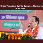 JP Nadda Urges Telangana BJP to Complete Membership Drive in 15 Days, BJP Membership Drive, Telangana Politics, JP Nadda, Telangana Elections, BJP Strategy, Political Mobilization, Harita Plaza, BJP MPs, BJP MLAs, Local Issues, BJP, PM Modi, Live Updates, Breaking News, Live News, Mango News