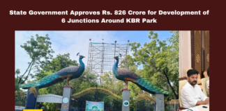 State Government Approves Rs. 826 Crore for Development of 6 Junctions Around KBR Park,CM Revanth Reddy, GHMC Projects, HCITI Project, Hyderabad Development, Hyderabad Roads, Infrastructure Upgrades, Jubilee Hills, KBR Park Junctions, Traffic Infrastructure, Urban Planning,Mango News,KBR Park,CM Revanth Reddy Latest News,KBR Park To Get 6 New Junctions In 826 Crore Revamp,Hyderabad,TG Govt Green Signal For Development Of 6 Junctions Around KBR Park,826 Cr For Jn Development,KBR Park To Get 6 New Junctions,Hyderabad News,KBR Park Junctions Development,Telangana,Telangana News,KBR Park News