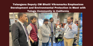 Telangana Deputy CM Bhatti Vikramarka Emphasizes Development and Environmental Protection in Meet with Telugu Community in California,Mango News,Bhatti Vikramarka, Environmental Protection, Hyderabad Lakes, Musi river, Telangana development, Telugu Diaspora,Hyderabad News,Telangana Deputy CM Bhatti Vikramarka,Deputy CM Bhatti Vikramarka,Bhatti Vikramarka Latest News,Bhatti Vikramarka News,Development and Environmental Protection,Telugu Community in California,Telangana Politics Live Updates,Bhatti Vikramarka Press Meet LIVE,Deputy CM Meet Telugu People In California,Deputy CM Bhatti Vikramarka Meet with Telugu Community in California,Deputy CM Bhatti Vikramarka Meet Telugu People In California