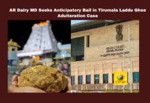 AR Dairy MD Seeks Anticipatory Bail in Tirumala Laddu Ghee Adulteration Case, Tirumala Laddu Ghee Adulteration Case, AR Dairy MD Seeks Anticipatory Bail, Tirumala Laddu, Ghee Adulteration, AR Dairy, Rajasekaran, Anticipatory Bail, Tirupati News, High Court Case, Andhra Pradesh, AP Live Updates, Live Updates, Breaking News, Headlines, Live News, Mango News