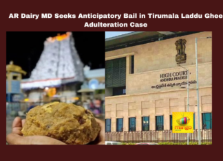AR Dairy MD Seeks Anticipatory Bail in Tirumala Laddu Ghee Adulteration Case, Tirumala Laddu Ghee Adulteration Case, AR Dairy MD Seeks Anticipatory Bail, Tirumala Laddu, Ghee Adulteration, AR Dairy, Rajasekaran, Anticipatory Bail, Tirupati News, High Court Case, Andhra Pradesh, AP Live Updates, Live Updates, Breaking News, Headlines, Live News, Mango News