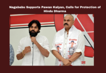 Nagababu Supports Pawan Kalyan, Calls for Protection of Hindu Dharma, Calls for Protection, Nagababu, Pawan Kalyan, Jana Sena, Hindu Dharma, Tirumala Laddu Controversy, Sanatana Dharma, Hindu Temples, Andhra Pradesh Politics, Andhra Pradesh, AP Live Updates, Live Updates, Breaking News, Headlines, Live News, Mango News
