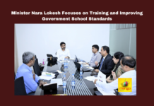 Minister Nara Lokesh Focuses on Training and Improving Government School Standards, Nara Lokesh, SOLD Project, Government Schools, Teacher Training, School Management Committees, Andhra Pradesh Education, SMC App, School Attendance, Educational Standards, Andhra Pradesh, AP Live Updates, Live Updates, Breaking News, Headlines, Live News, Mango News