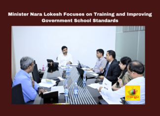 Minister Nara Lokesh Focuses on Training and Improving Government School Standards, Nara Lokesh, SOLD Project, Government Schools, Teacher Training, School Management Committees, Andhra Pradesh Education, SMC App, School Attendance, Educational Standards, Andhra Pradesh, AP Live Updates, Live Updates, Breaking News, Headlines, Live News, Mango News