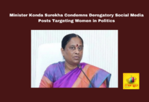 Minister Konda Surekha Condemns Derogatory Social Media Posts Targeting Women in Politics, Minister Konda Surekha Condemns, Social Media Posts Targeting Women in Politics, Social Media Posts, Konda Surekha, Gender Equality, Women in Politics, Social Media Harassment, Political Discourse, KTR, Kavitha, Handloom Workers, Gender-Based Violence, Tollywood, Film Industry, Samantha, Naga Chaithanya, Telangana, TS Live Updates, TS Political News, Political News, Mango News
