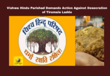 Vishwa Hindu Parishad Demands Action Against Desecration of Tirumala Laddu, Vishwa Hindu Parishad, Tirumala Laddu, Temple Desecration, Guntur, Hindu Sentiments, Prasadam Adulteration, Temple Management, Religious Sentiments, Desecration of Tirumala Laddu, TTD, Tirumala, Tirumala Tirupati, Venkateswara Swamy, Tirupati, Latest Tirupati News, Andhra Pradesh, AP Live Updates, Live Updates, Breaking News, Headlines, Live News, Mango News