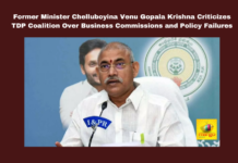 Former Minister Chelluboyina Venu Gopala Krishna Criticizes TDP Coalition Over Business Commissions and Policy Failures, TDP Coalition, Chelluboyina Venu Gopala Krishna, Andhra Pradesh Politics, Business Commissions, Sand Shortage, Liquor Policy, YSRCP, Gopala Krishna Criticizes TDP, Andhra Pradesh, AP Live Updates, Live Updates, Breaking News, Headlines, Live News, Mango News