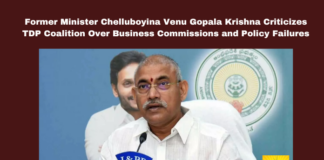 Former Minister Chelluboyina Venu Gopala Krishna Criticizes TDP Coalition Over Business Commissions and Policy Failures, TDP Coalition, Chelluboyina Venu Gopala Krishna, Andhra Pradesh Politics, Business Commissions, Sand Shortage, Liquor Policy, YSRCP, Gopala Krishna Criticizes TDP, Andhra Pradesh, AP Live Updates, Live Updates, Breaking News, Headlines, Live News, Mango News
