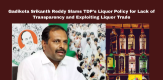 Gadikota Srikanth Reddy Slams TDP's Liquor Policy for Lack of Transparency and Exploiting Liquor Trade, Gadikota Srikanth Reddy, TDP liquor policy, Andhra Pradesh, Belt shops, Liquor trade exploitation, YSRCP, Welfare schemes, Chandrababu Naidu, Alcohol proliferation, Corruption in liquor trade, Andhra Pradesh, AP Live Updates, Live Updates, Breaking News, Headlines, Live News, Mango News