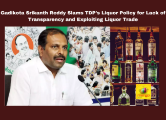 Gadikota Srikanth Reddy Slams TDP's Liquor Policy for Lack of Transparency and Exploiting Liquor Trade, Gadikota Srikanth Reddy, TDP liquor policy, Andhra Pradesh, Belt shops, Liquor trade exploitation, YSRCP, Welfare schemes, Chandrababu Naidu, Alcohol proliferation, Corruption in liquor trade, Andhra Pradesh, AP Live Updates, Live Updates, Breaking News, Headlines, Live News, Mango News