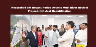 CM Revant Reddy Unveils Musi River Revival Project, Not Just Beautification, Musi River Revival, Hyderabad Development, Revant Reddy, Musi Beautification, Catchment Area, Telangana Government, Mallanna Sagar, KTR, Harish Rao, Etala, Telangana, TS Live Updates, TS Political News, Political News, Mango News
