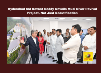 CM Revant Reddy Unveils Musi River Revival Project, Not Just Beautification, Musi River Revival, Hyderabad Development, Revant Reddy, Musi Beautification, Catchment Area, Telangana Government, Mallanna Sagar, KTR, Harish Rao, Etala, Telangana, TS Live Updates, TS Political News, Political News, Mango News