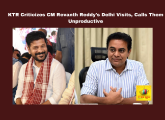 KTR Criticizes CM Revanth Reddy's Delhi Visits, Calls Them Unproductive, KTR, Revanth Reddy, Delhi Visits, Telangana Politics, BRS, Musi River Project, Welfare Schemes, Pension Issues, Hyderabad Development, KTR Criticism, Telangana, TS Live Updates, TS Political News, Political News, Mango News