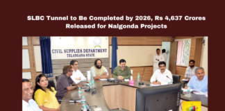 SLBC Tunnel to Be Completed by 2026, Rs 4637 Crores Released for Nalgonda Projects, Nalgonda Projects, SLBC Tunnel, Nalgonda Irrigation, Srisailam Left Bank Canal, Irrigation Projects, Uttamakumar Reddy, Nalgonda Development, Jaypee Associates, Check Dam Irregularities, Telangana, TS Live Updates, TS Political News, Political News, Mango News