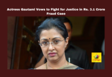 Actress Gautami Vows to Fight for Justice in Rs. 3.1 Crore Fraud Case, Gautami Vows to Fight for Justice, Fight for Justice, Gautami Fraud Case, Rs 3.1 Crore Fraud, Actress Gautami Legal Battle, Film Financier Alagappan, Ramanathapuram Court Case, Land Deal Fraud, Gautami Court Appearance, Bail Opposition, Justice for Gautami, Tamil Film Industry, Live Updates, Breaking News, Headlines, Live News, Mango News