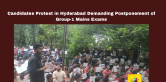 Candidates Protest in Hyderabad Demanding Postponement of Group-1 Mains Exams, Hyderabad Protests, Group-1 Mains Exams, JEO 29 Cancellation, Candidate Dharnas, Unemployment Issues, Police Action, Exam Fairness, Education News, Telangana Protests, Court Cases Group-1, Telangana, TS Live Updates, TS Political News, Political News, Mango News